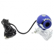 Веб-камера с кнопкой мгновенного фото (Синяя) 