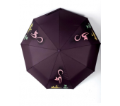 Зонт женский автоматический  949-7 (Темно-коричневый)
