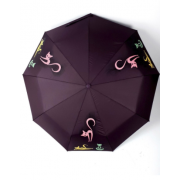 Зонт женский автоматический  949-7 (Темно-коричневый)