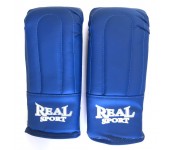 Перчатки тренировочные REALSPORT L, синий