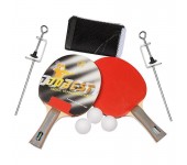 Набор для н/т DOBEST BR33 0 звезд (2 ракетки + 3 мяча + сетка + крепеж)
