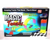 Светящийся Magic Tracks 236 деталей, коробка 24 шт