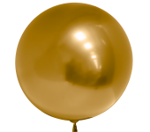 воздушный шар 3D бобо Deco Bubble хромированные 22 /55 см , золота