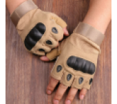 Тактические треккинговые перчатки Митенки мужские (Бежевый) размер M