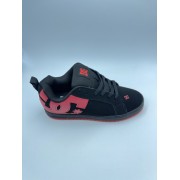 Кроссовки DC Shoes цвет черный с красным элементом размер 39