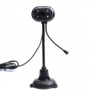 Веб-камера с микрофоном для компьютера MR-103 (Черный)