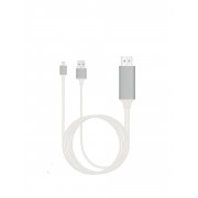 Кабель-адаптер Lightning+USB-А to HDMI 