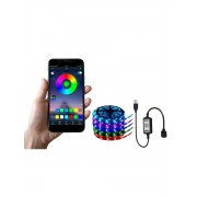 Светодиодная Bluetooth Лента цветная (RGB) led smd 2 метра с usb контроллером, управление через приложение со смартфона (Микс)
