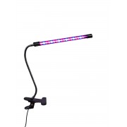 Светодиодный LED фито-светильник c 1 лампой (Черный)