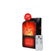 Портативный обогреватель с LCD-дисплеем Flame Heater 900 Ватт (Черный)