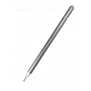 Дисковый стилус для сенсорных экранов ORIbox Universal Stylus Pencil серия Precision 2 в 1 (Серебряный)