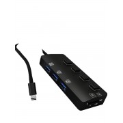 USB-хаб Lightning Multi-function Adapter 5 в 1 SD/TF, 3 x USB 