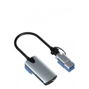Карта видеозахвата с HDMI на USB 2 в 1 USB / Type-C