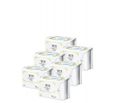 Анионовые дневные гигиенические прокладки для ежедневного использования 3 капли 245 мм 10шт х 6 упаковок (Белый)