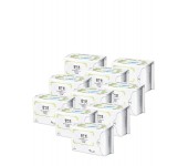 Анионовые дневные гигиенические прокладки для ежедневного использования 3 капли 245 мм 10шт х 10 упаковок (Белый)