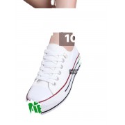 Эластичные шнурки без завязок с металлическим наконечником х10 (Белые)