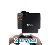 Смарт приставка ТВ MX9 Smart Box TV Android 2GB 16 GB 2 шт (Черный)