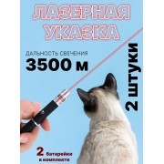 Лазерная указка Green Laser Pointer YYC03-2 1 насадка 2 шт (Черный)