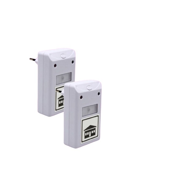 Электромагнитный отпугиватель грызунов и насекомых Riddex Pest Repeller Aid 2 шт (Белый)