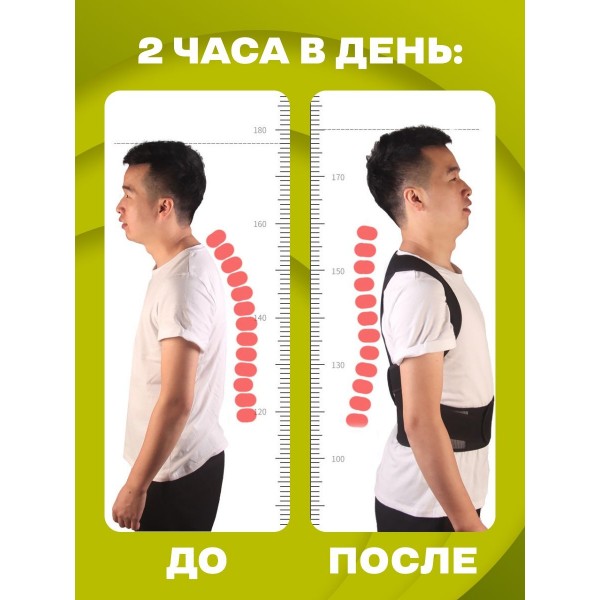 Фиксирующий корсет для спины Get Relief of Back Pain размер 3XL 2 шт