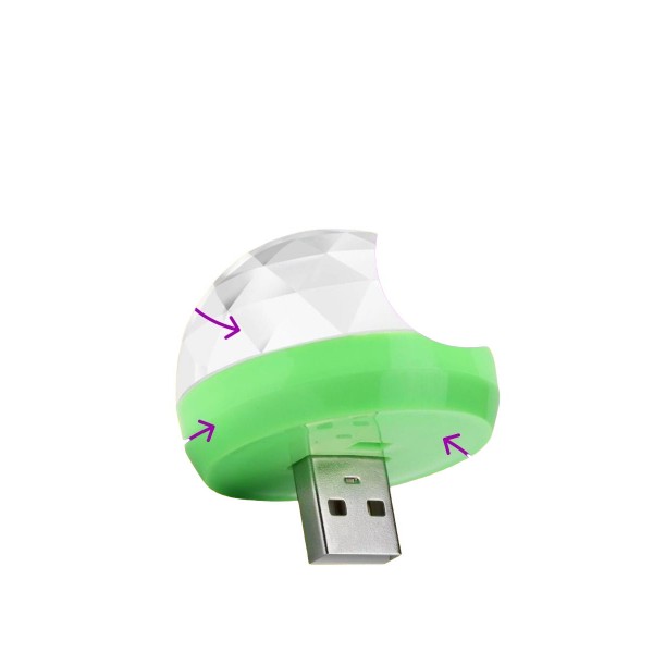 Диско шар светодиодный Led Magic Ball с usb 2 шт