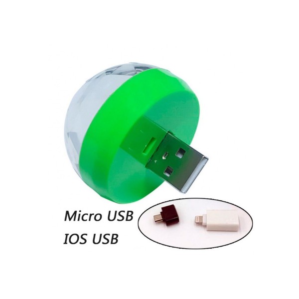 Диско шар светодиодный Led Magic Ball с usb 2 шт