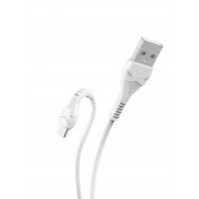 Кабель USB - MicroUSB HOCO X37 2,4A 1м 5 шт (Белый)
