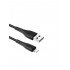 Кабель USB - Lightning BOROFONE BX37, 2,4A 1м 2 шт (Черный)