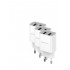 Сетевое зарядное устройство 2 USB 2100mAh BOROFONE BA53A Powerway dual port charger 3 шт (Белое)