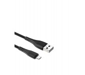 Кабель USB - MicroUSB BOROFONE BX19 2A 1м 5 шт (Черный)