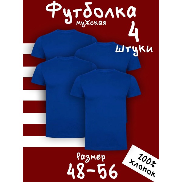 Мужская футболка M (Василек) 4 шт