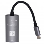 Кабель Type-C to HDMI Cabel 4K (Графитовый)