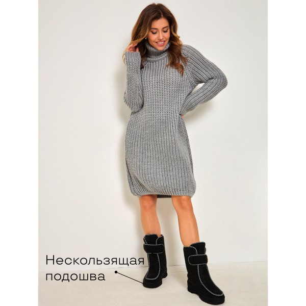 Валенки Марица - сукно высокая Барсик (черный) (004) р. 38
