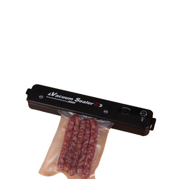Вакуумный упаковщик продуктов для дома Vacuum Sealer 10 пакетов подарок улучшенная модель (Черный)