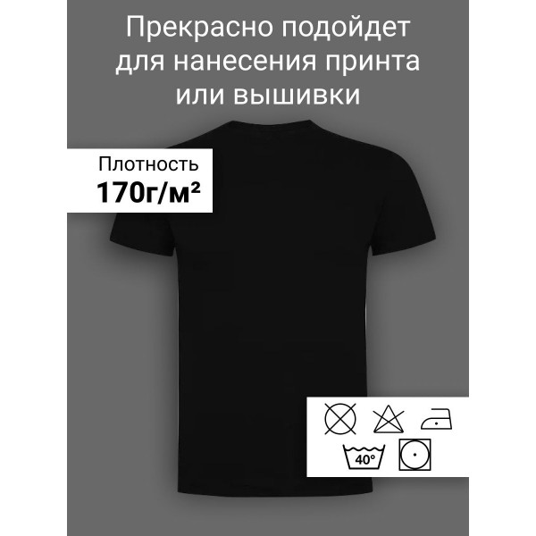 Мужская футболка XL (Черная)