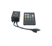 Инфракрасный музыкальный светодиодный контроллер ir controller (Черный)