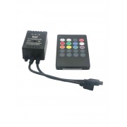 Инфракрасный музыкальный светодиодный контроллер ir controller (Черный)