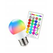 Цветная светодиодная лампа LED RGB SD с пультом дистационного управления 12 цветов (Белый)