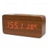 Настольные цифровые часы-будильник VST-862 (коричневые)