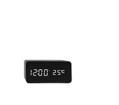Настольные цифровые часы-будильник VST-862 (Черные) (белые цифры)