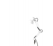 Настольная лампа для мастера маникюра складной регулирующий на струбцине E27 (Белый)
