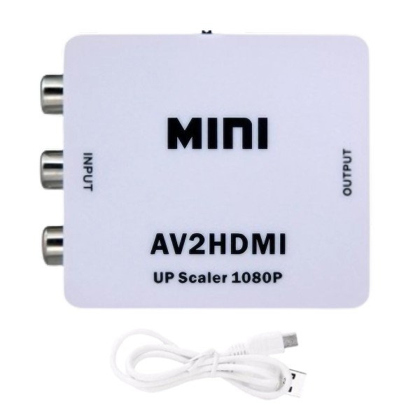 Конвертер AV на HDMI и аудио, AV 2 HDMI для монитора, CVBS, PAL NTSC